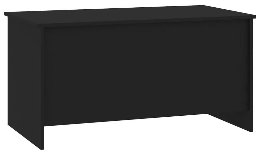 Tavolino da salotto nero 102x55,5x52,5 cm in legno multistrato