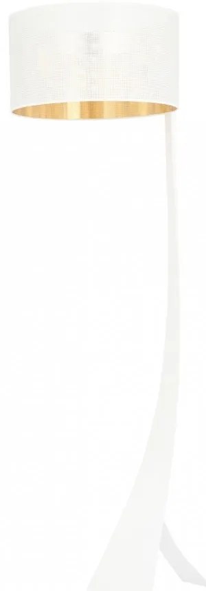 Lampada da Terra ESTRELLA LP1 in Acciaio E27 Colore del corpo Bianco