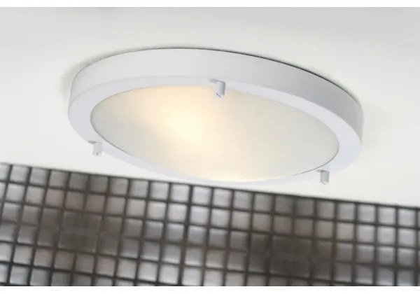 Nordlux - Plafoniera per bagno ANCONA 2xE27/40W/230V IP43 Ø 31,5 cm bianca