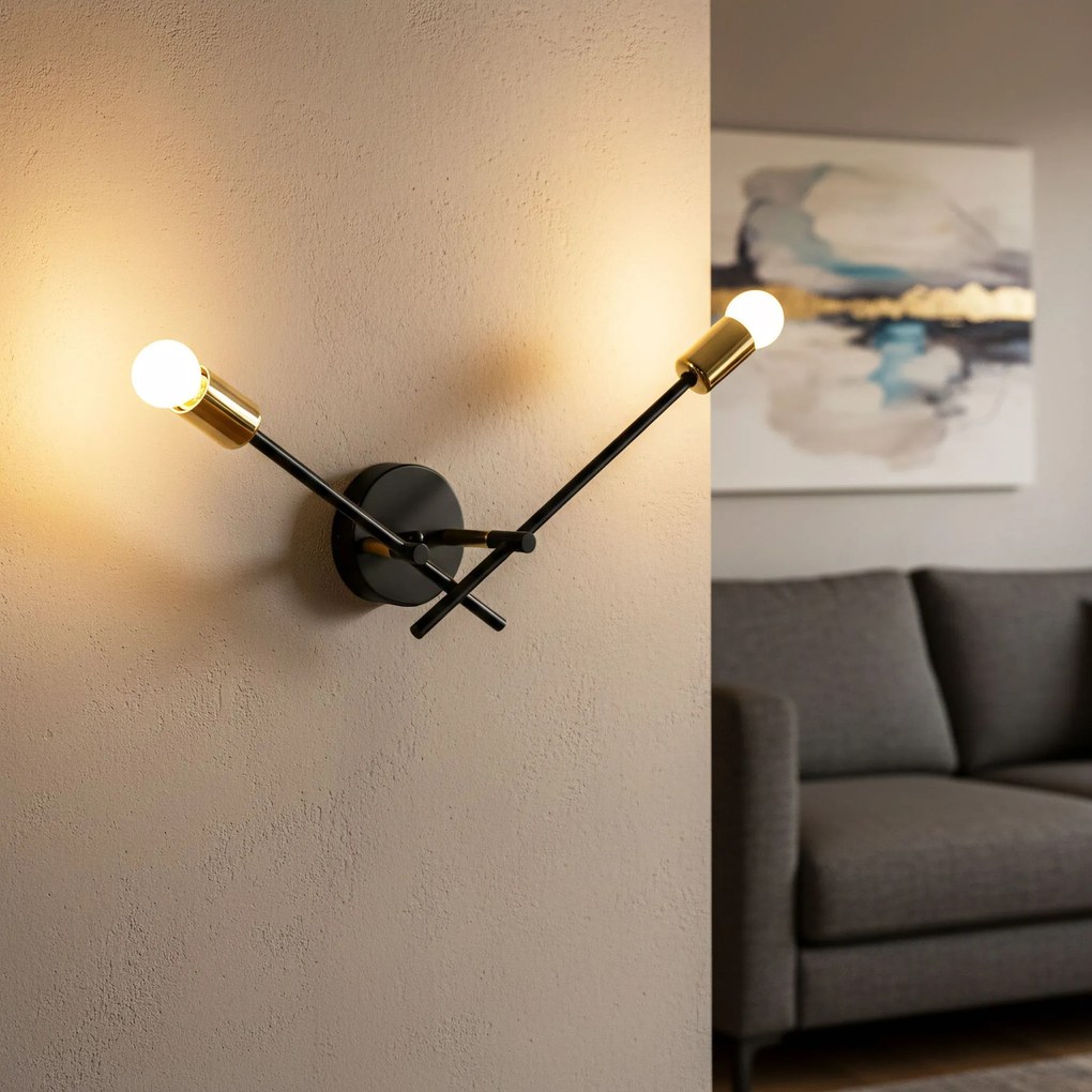 Lampada da parete APP1119-2W Black