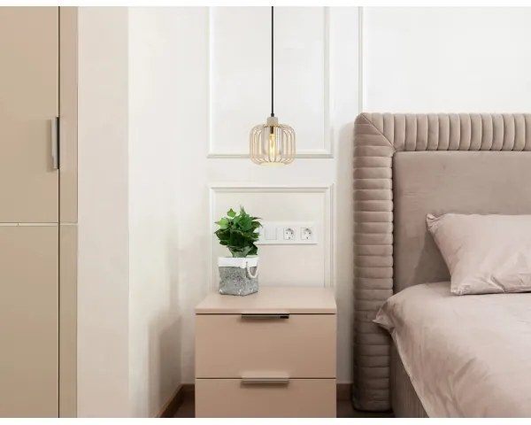 Globo 15758H - Lampadario a sospensione con cavo ALFRED 1xE27/40W/230V Ø 18 cm