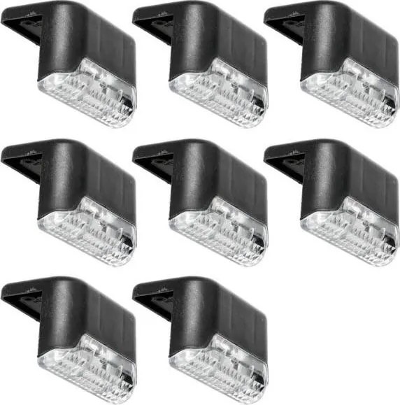 SET 8x LED Illuminazione solare delle scale LED/0,06W/1,2V 3000K IP44 600 mAh