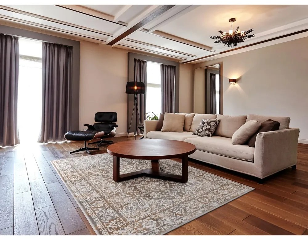 Tappeto grigio-beige 133x190 cm Sensi Idra - FD