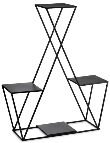 Portafiori 95x78 cm nero