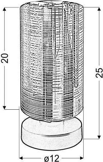 Lampada da tavolo COX 1xE27/60W/230V