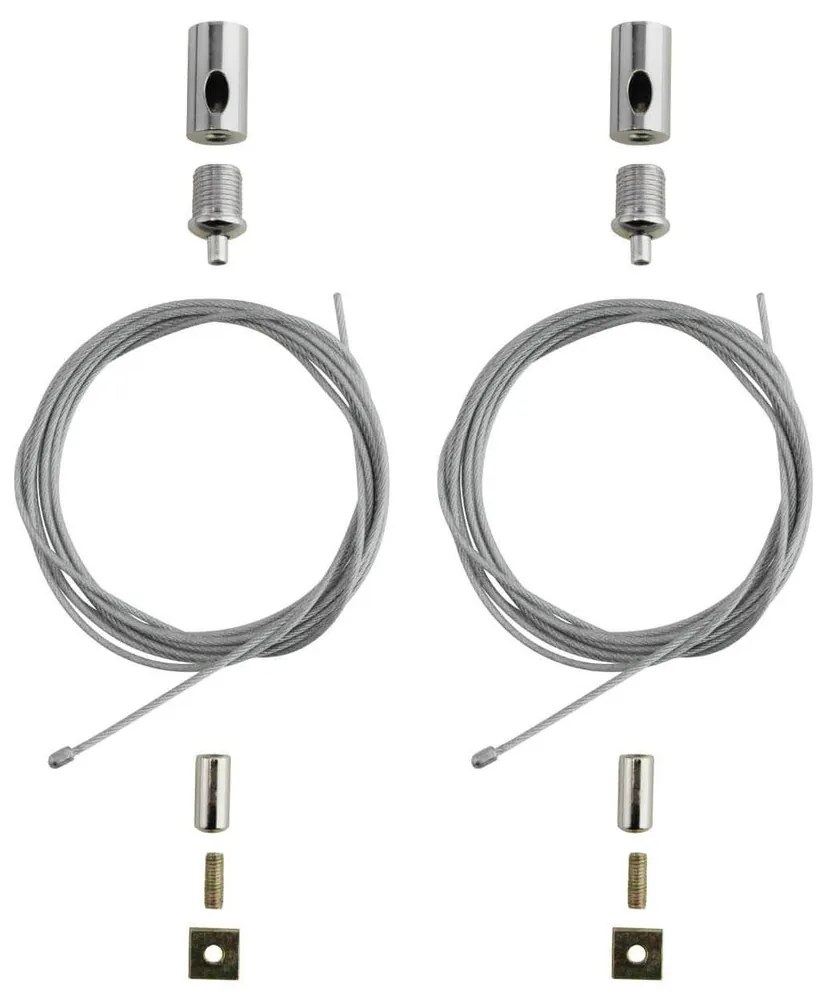 Profilo Lineare Bianco a Sospensione in Alluminio per Striscia LED 1m e 2m Variante Lunghezza 1 Metro