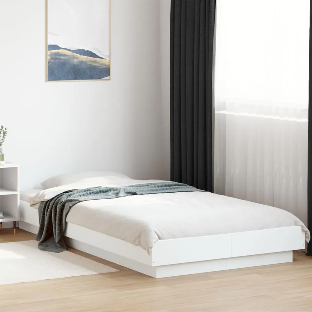 Giroletto bianco 90x190 cm in legno multistrato