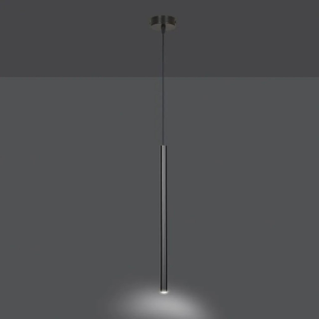 Lampada a Sospensione SELTER 1 BLACK WHITE e GOLD