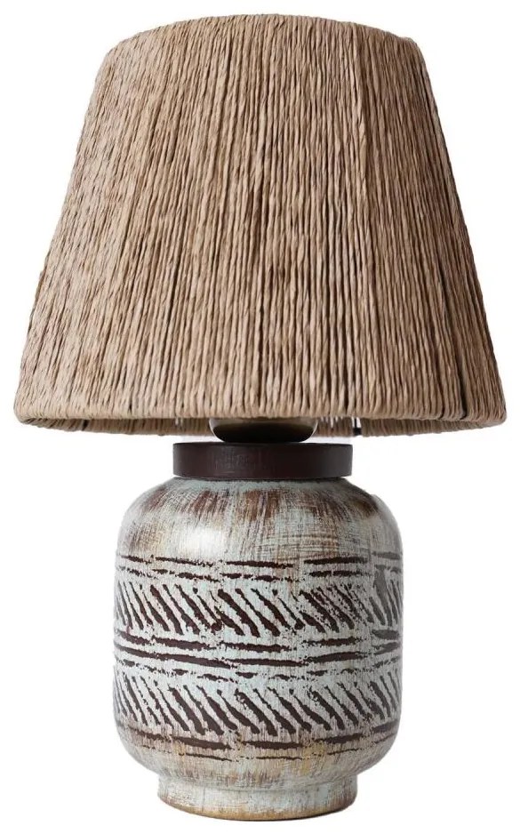 Lampada da tavolo RAMZES 1xE27/40W/230V marrone