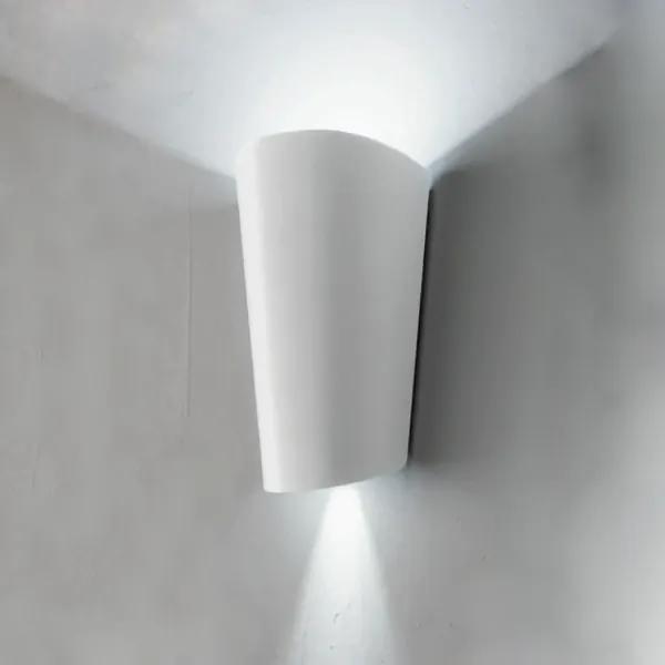 Lampada applique da esterno PIC in alluminio verniciato BIANCO