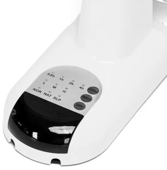 Aigostar - Ventilatore da parete 45W/230V bianco + +TC