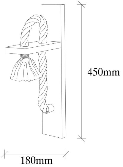 Applique EREBOS 1xE27/40W/230V