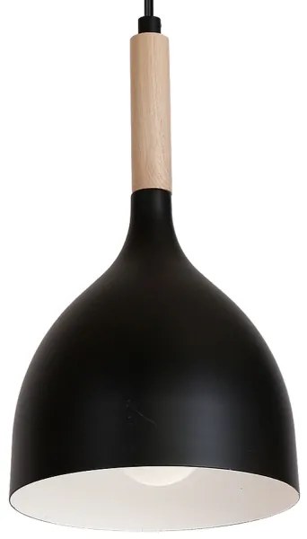 Lampadario a sospensione con filo NOAK WOOD 4xE27/60W/230V