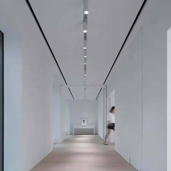 Faretto per sistema binario monofase 1xGU10/10W/230V bianco