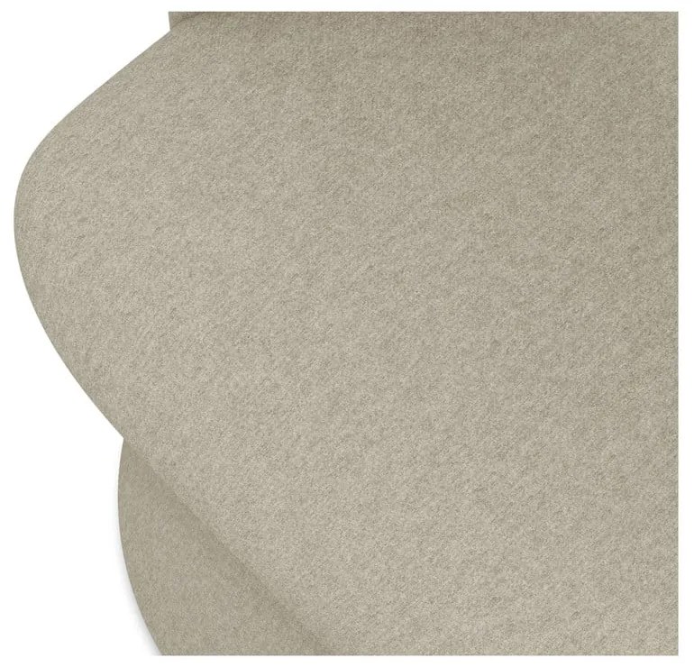 Sedia da pranzo beige in imbottito Kalo – Makamii