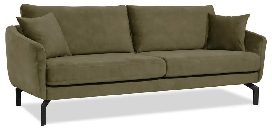 Divano in velluto verde 230 cm Magic - Scandic