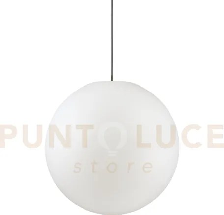 Sole sospensione per esterni 1 luce attacco e27 ip44 sfera in plast...