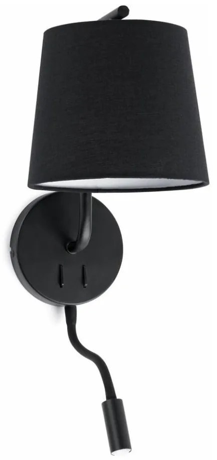 FARO 29330 - Applique a LED BERNI 1xE27/20W/230V + 1xLED/3W