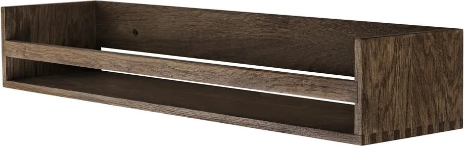 Attaccapanni da parete in rovere marrone con ripiano 60 cm Showcase - Mette Ditmer Denmark