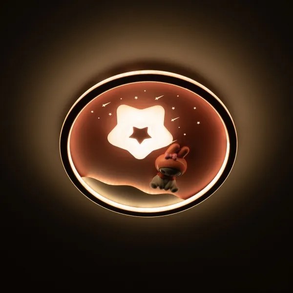 Brilagi - LED dimmerabile, plafoniera per cameretta BUNNY LED/83W/230V 3000-6000K + telecomando