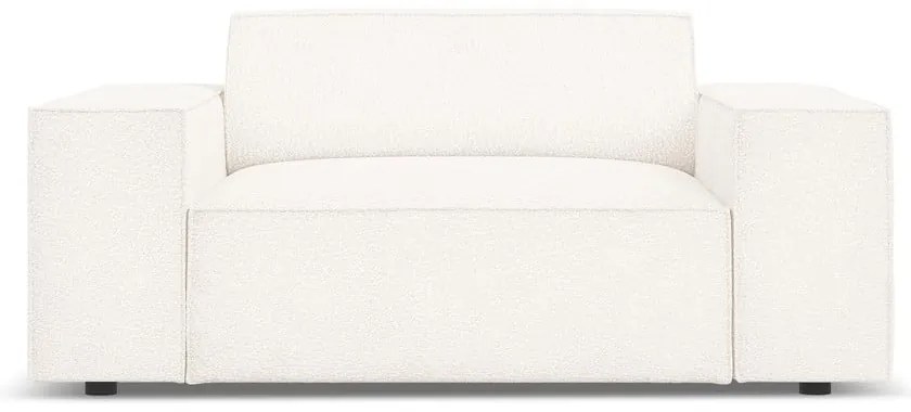 Poltrona beige in tessuto bouclé Jodie - Micadoni Home