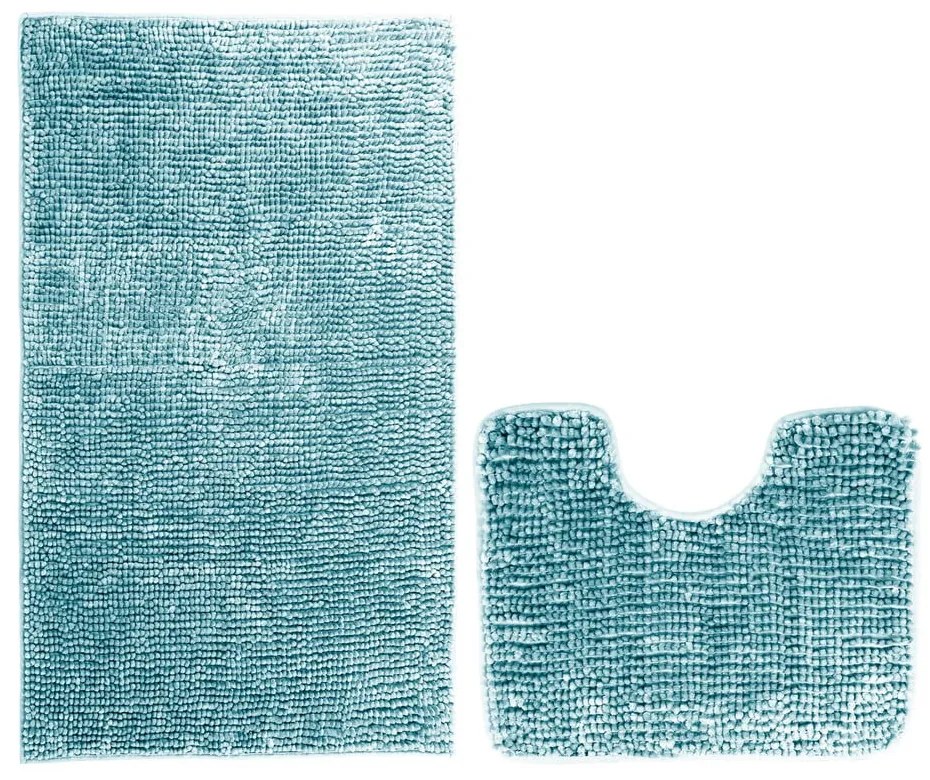 Set di 2 tappetini da bagno blu Bati - AmeliaHome