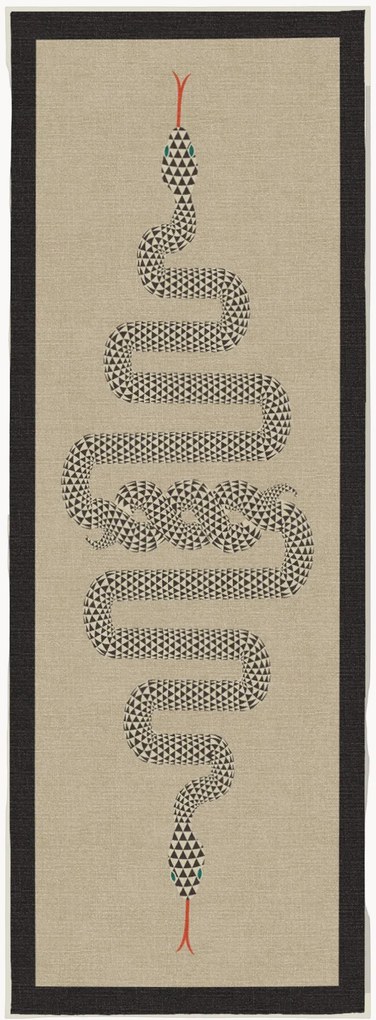 Passatoia a pelo corto lavabile Venom by Jonathan Adler