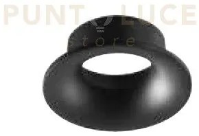Faretto incasso planet gu10 cut out d.8,6cm ip20 nero