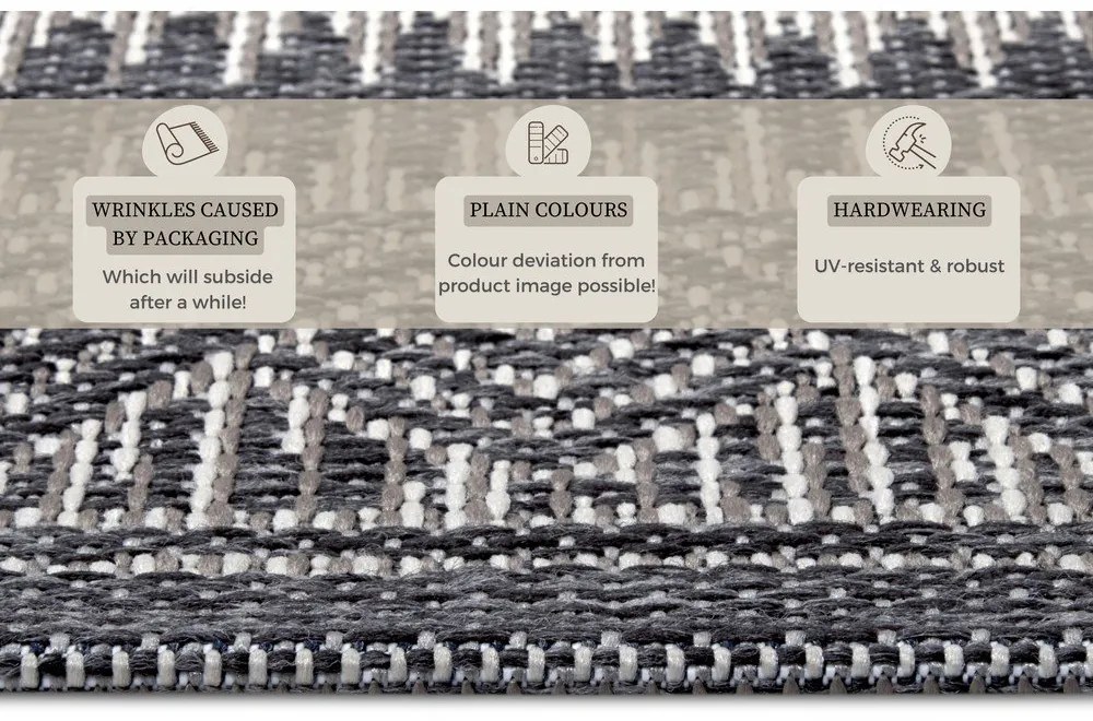 Tappeto grigio per esterni 155x235 cm Clyde Loto - Hanse Home