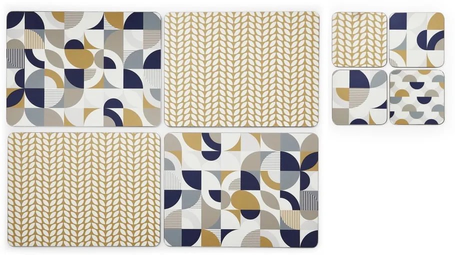 Set di tovagliette e sottobicchieri Bauhaus - Cooksmart ®