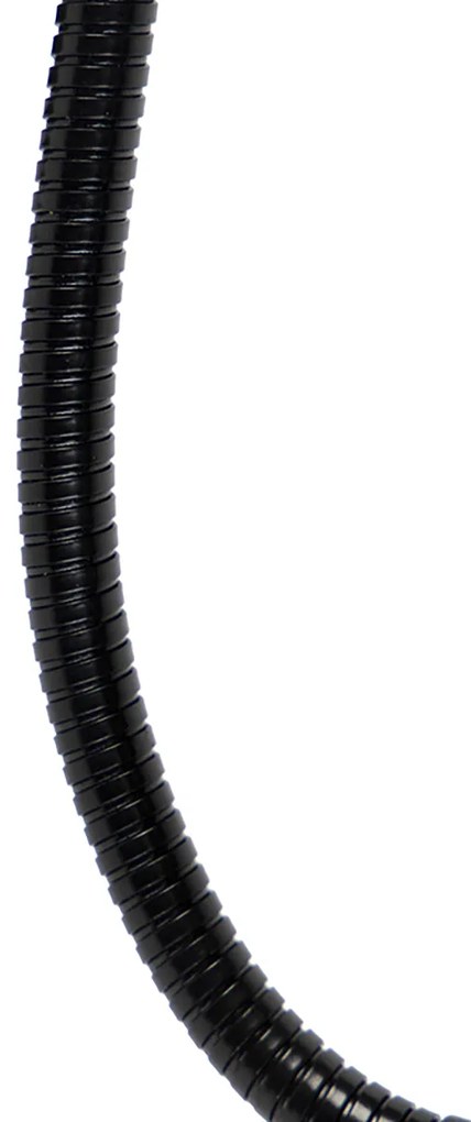 Lampada da parete nera con paralume in velluto, motivo coccodrillo, 18 cm - Brescia