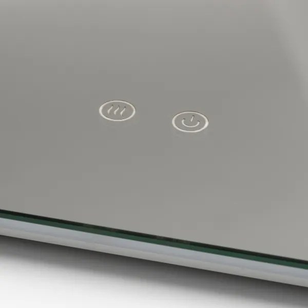 Brilagi - Specchio da bagno riscaldato con retroilluminazione LED dimmerabile DIANA LED/17W/230V 60x60 cm IP44