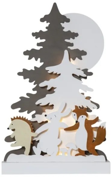 Eglo 411292 - Decorazione natalizia LED FOREST FRIENDS 10xLED/0,03W/2xAA