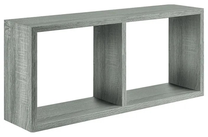 Mensola a muro Morg SPACEO rettangolare in mdf L 70 x H 35 x P 23.7 cm rovere grigio