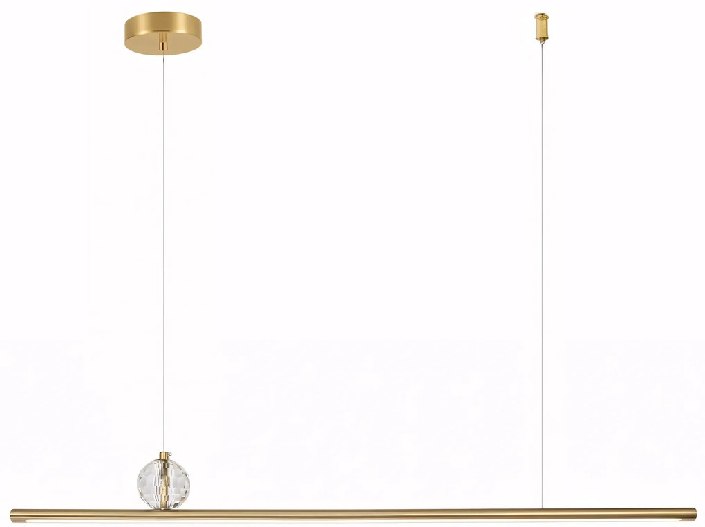 Lampada da soffitto LED APP1778-CP Brush Gold