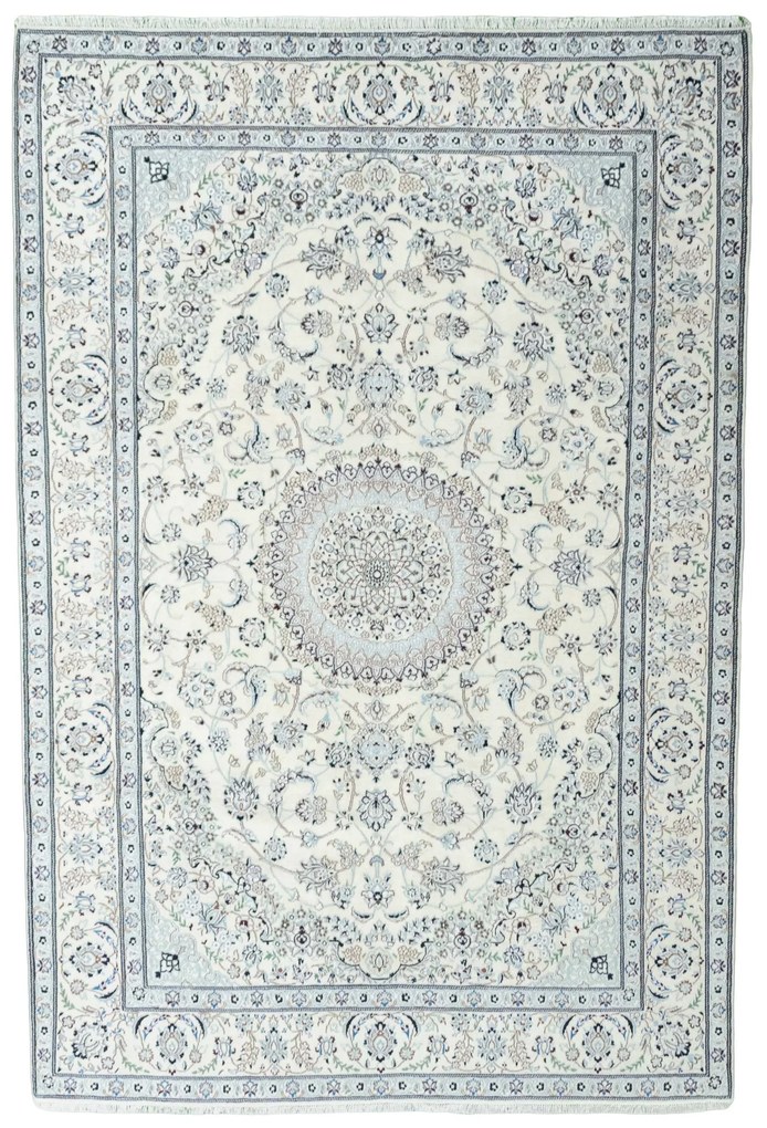 Nain Tappeto persiano 300 x 200 Beige (Iran) Annodato A Mano
