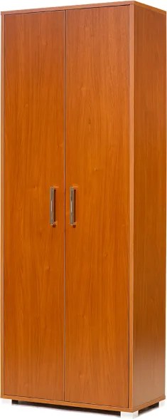 Scarpiera 2 ante grande in legno con ripiani 70x189h cm Ciliegio