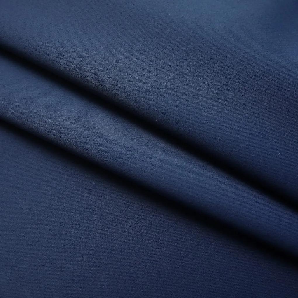 Tende Oscuranti con Ganci 2 pz Blue 140x175 cm