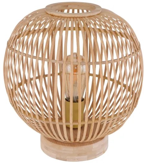 Globo 15368T - Lampada da tavolo HILDEGARD 1xE27/60W230V bambù