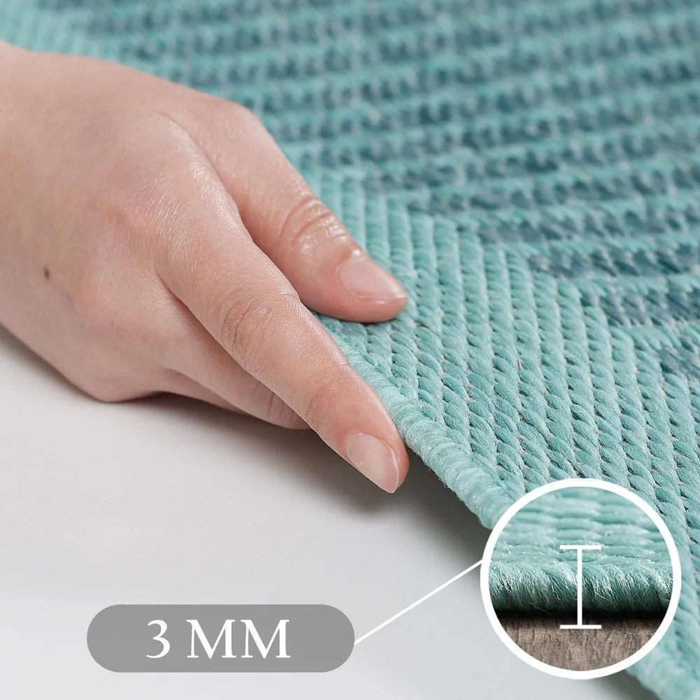 Tappeto da interno/esterno blu 140x200 cm Giza 1410 – Ayyildiz Carpets