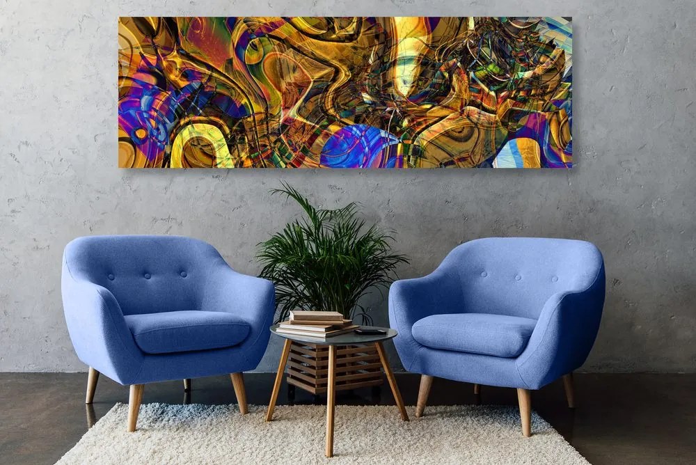 Quadro su tela – Arte piena di astrattismo