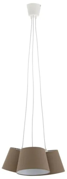 Briloner 4288-031 - Lampada a sospensione TELA 3xE27/40W