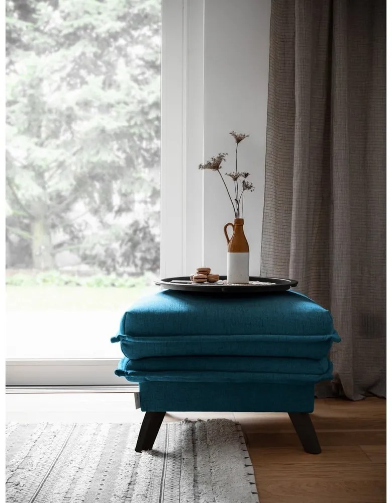 Pouf turchese Charming Charlie - Miuform