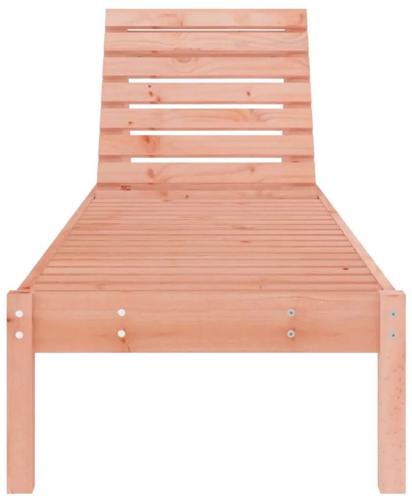 Lettini prendisole 2pz 199,5x60x74 cm legno massello di douglas