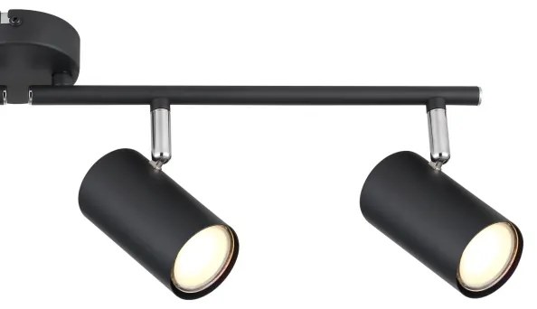 Globo 57914-4 - Faretto ALLVI 4xGU10/25W/230V nero