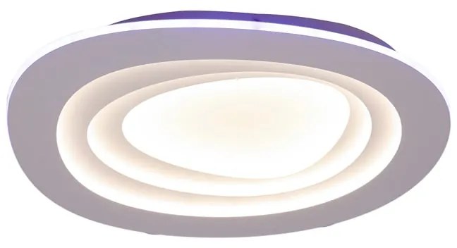 Plafoniera LED Astrid bianco IP20 cct da bianco caldo a bianco freddo con regolazione di temperatura, 3400 lumen NOVECENTO