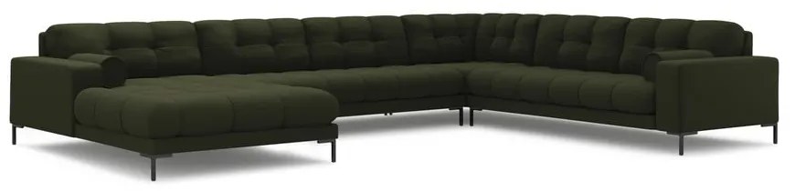 Divano angolare verde (angolo destro) Bali - Cosmopolitan Design