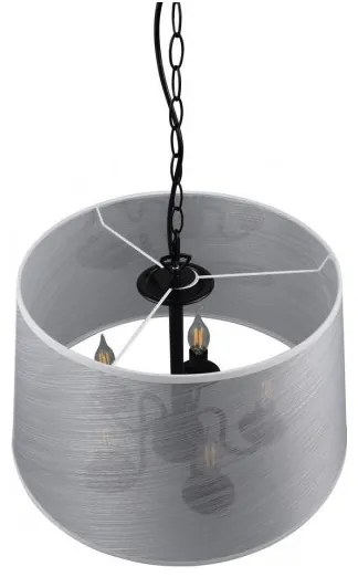 Reality - Lampadario LED a catena CIMA 5xE14/40W/230V grigio