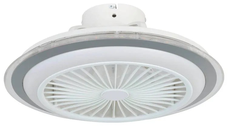 Ventilatore da soffitto Albufeira bianco, Ø 50 cm, CCT, dimmerabile, EGLO IP20