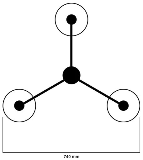 Jupiter 1170 - Lampada a sospensione XSARA 3xE27/60W/230V